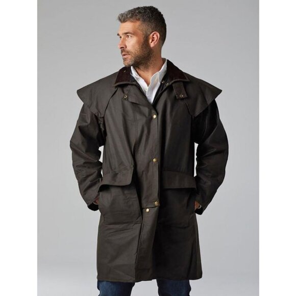 Driza-Bone Other - DrizA-Bone cotton lined black cotton duck coat Australia made 100% waterproof